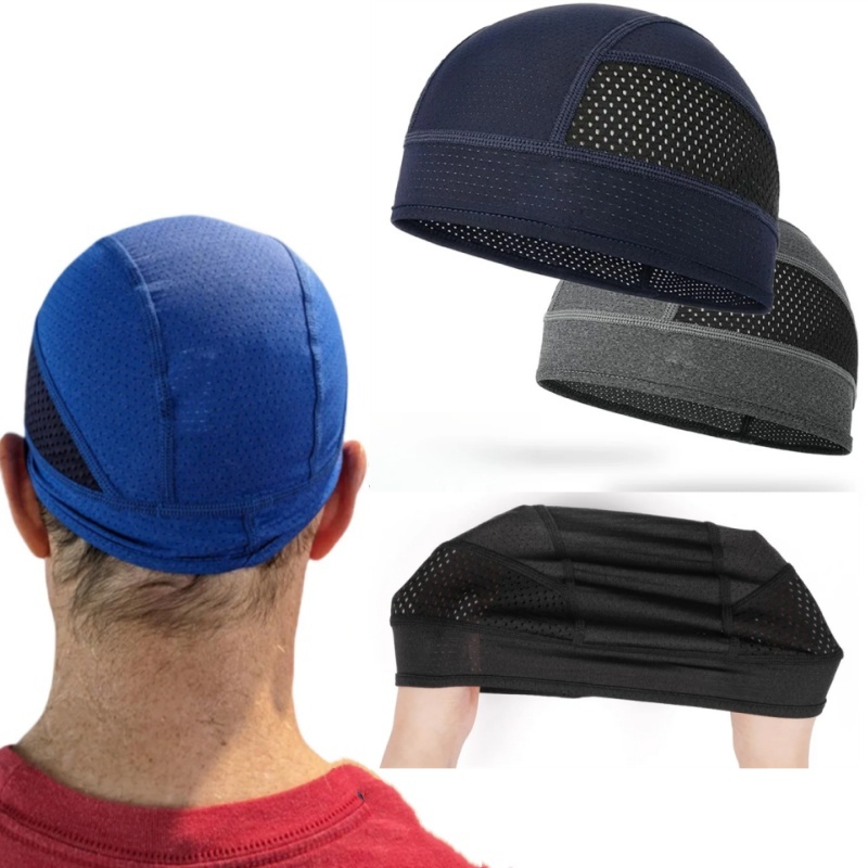 Skull Cap Helmet Liner - Summer Quick Dry Breathable Mesh Running