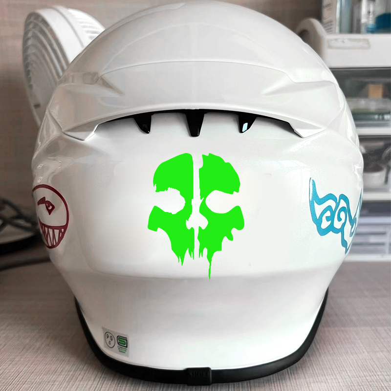 Colorful Skull Motorcycle Stic - Skull Cap Helmet Liner recension och pris