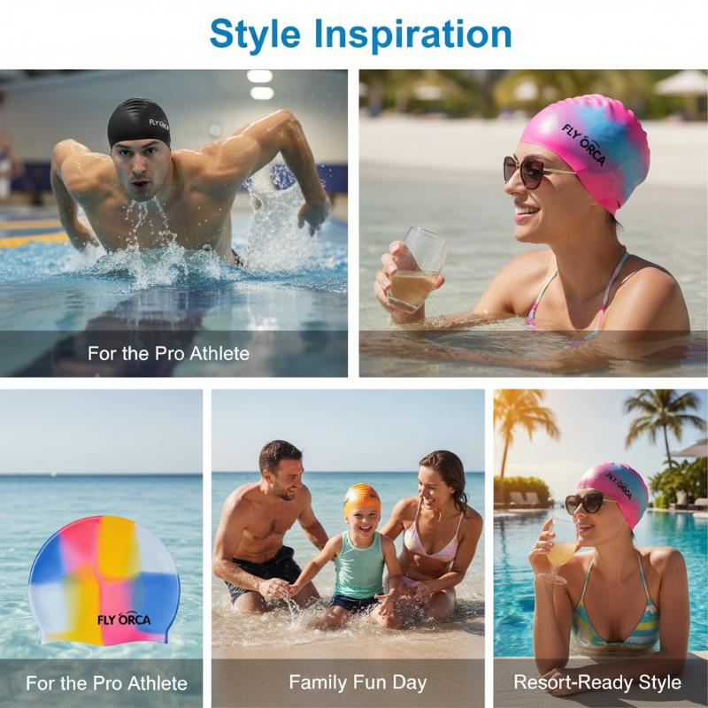 Waterproof Silicone Swimming C - Swim Hat Silicone recension och pris