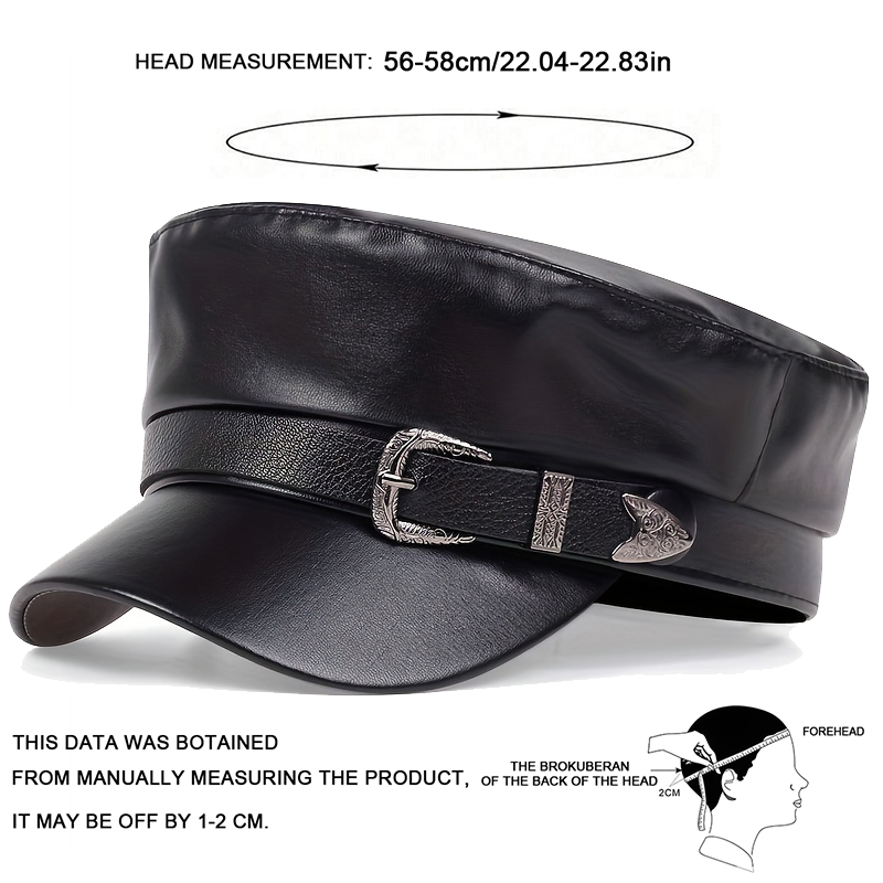 Fashion Women Large Belt Buckl - Snapback Hat Flat recension och pris