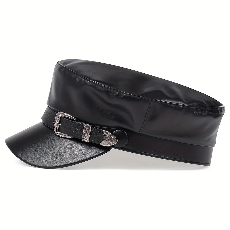 Fashion Women Large Belt Buckl - Snapback Hat Flat recension och pris