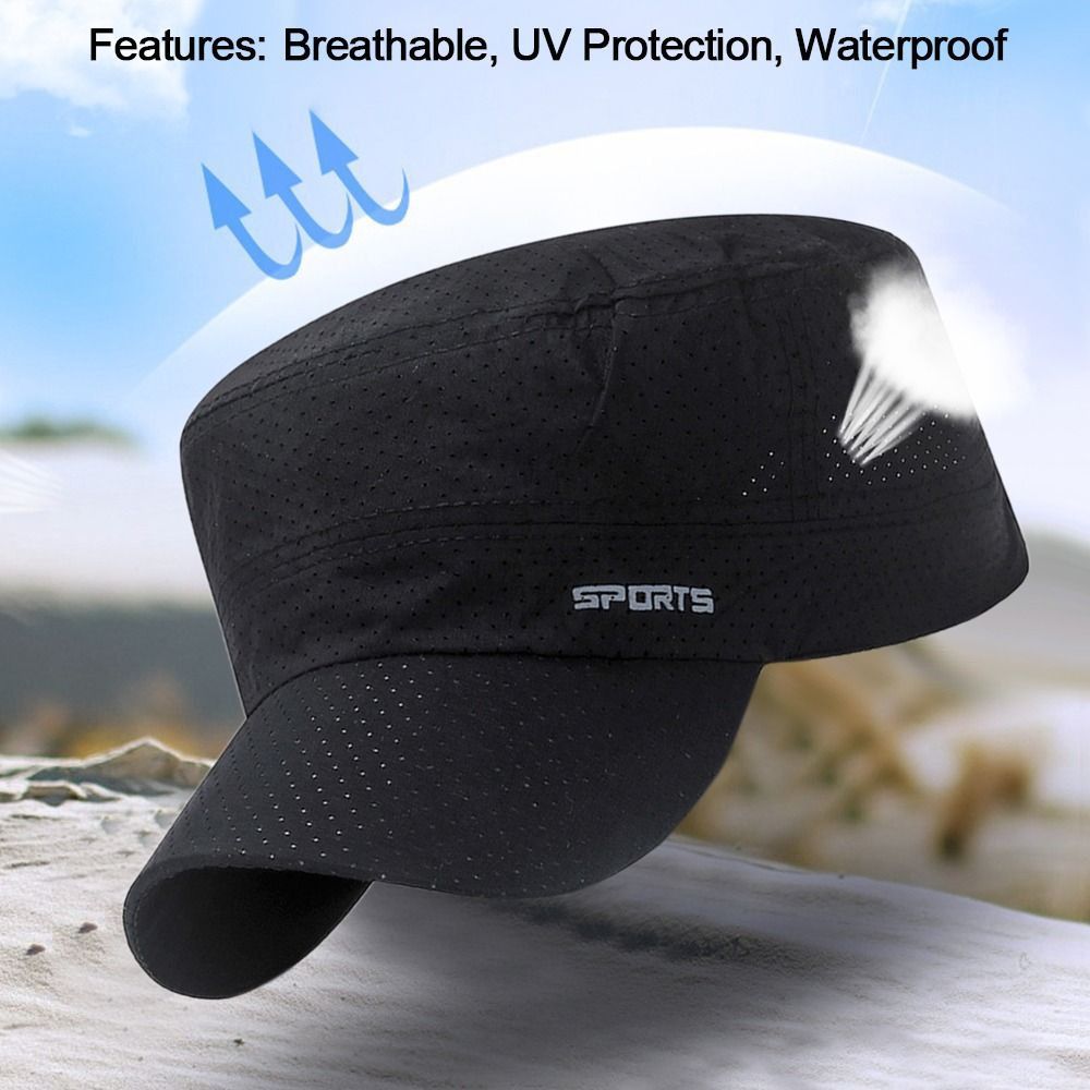 Outdoor Breathable Sun Hat Adj - Snapback Hat Flat recension och pris