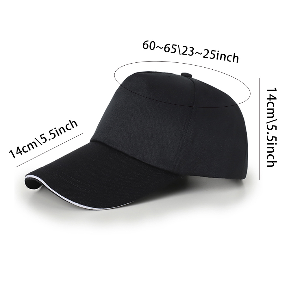 Fashion Sun Hat for Men Black  - Golf Cap Dad recension och pris