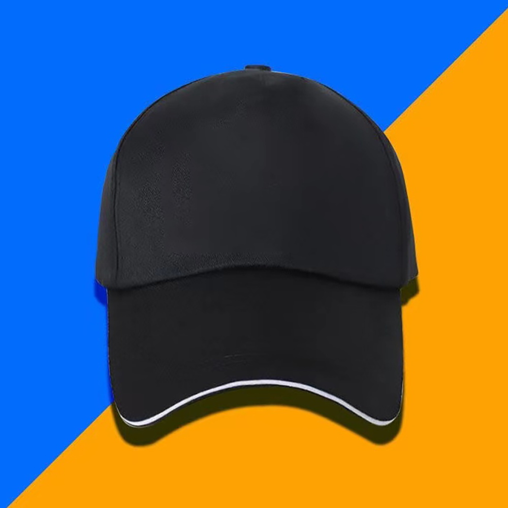 Fashion Sun Hat for Men Black  - Golf Cap Dad recension och pris