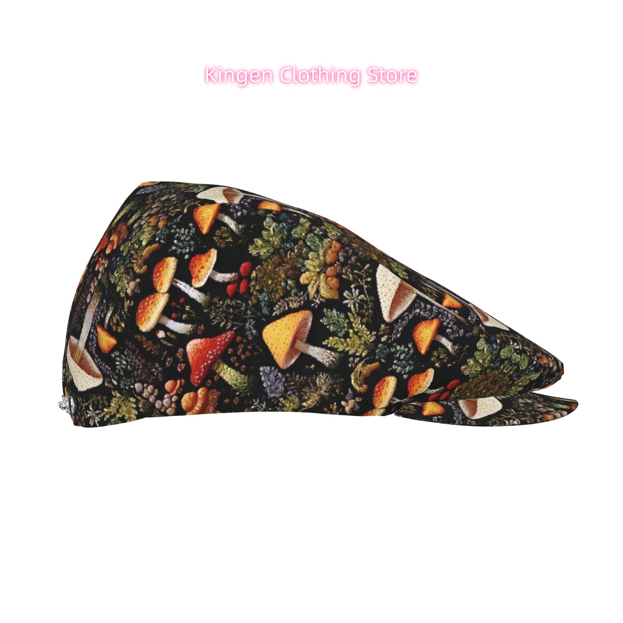 Mysterious Forest Floor Mushro - Newsboy Cap Ivy recension och pris