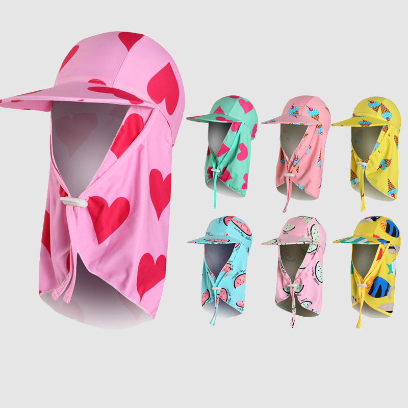 Kids Sun Protection Swim Hat W - Sun Hat Wide Brim recension och pris