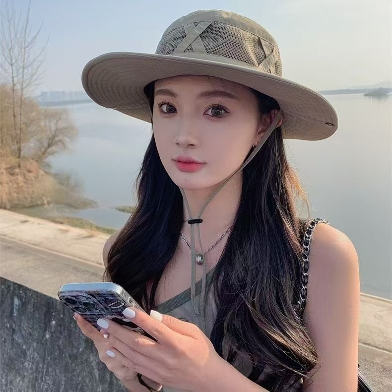 1pcs Summer Men Bucket Hat Out - Sun Hat Wide Brim recension och pris