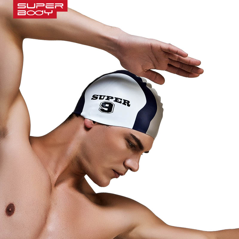 Summer Water Man Swimming Caps - Swim Hat Silicone recension och pris