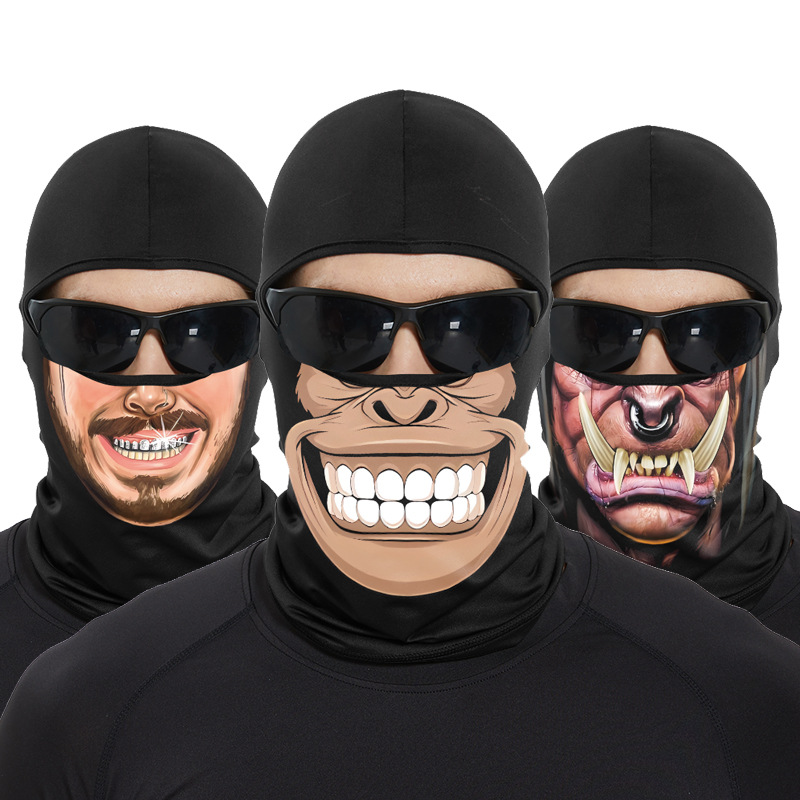 Funny Ape Mouth Skull Balaclav - Skull Cap Helmet Liner recension och pris